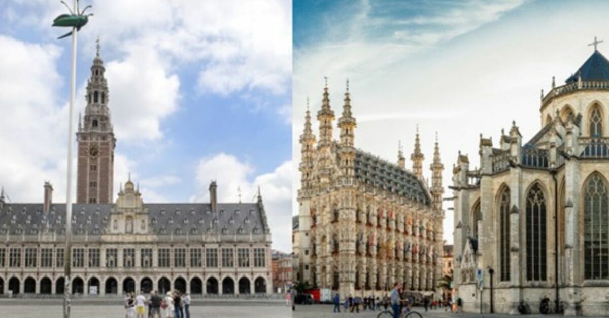 VISITE GUIDEE INSOLITE DE LEUVEN AVEC EN POINT D'ORGUE:LA BIBLIOTHEQUE